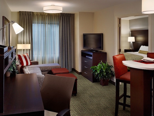 Relax and unwind in the cozy living room.