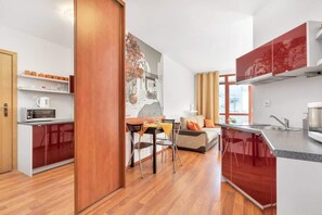 The kitchenette is equipped with all the essentials for cooking delicious meals.
