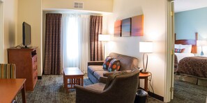 Relax and unwind in the cozy living room.