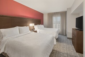 Get a peaceful night sleep in a cozy bedroom.