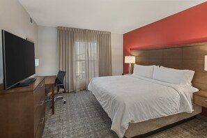 Drift to sleep in this plush bed.