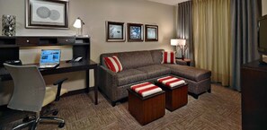 Relax and unwind in the cozy living room.