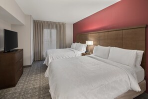 Drift to sleep in a comfortable bed after a wonderful day outside.