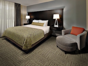 Fall asleep in our cozy bedroom.