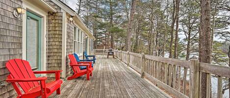 Falmouth Vacation Rental | 3BR | 2BA | Stairs Required | 2,200 Sq Ft