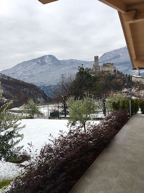 Blick von der Unterkunft