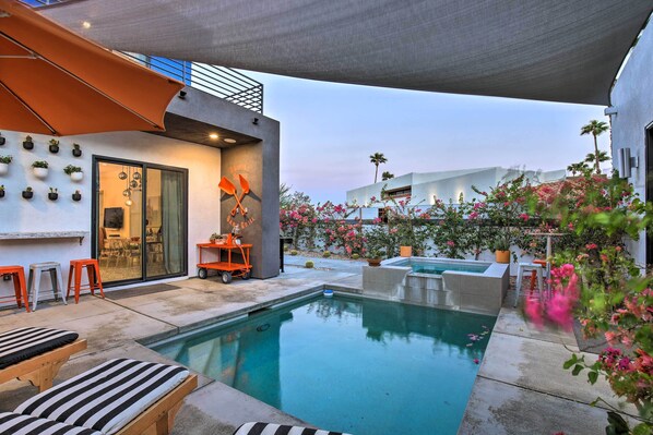 Palm Springs Vacation Rental | 3BR | 4BA | Step-Free Access | 1,779 Sq Ft