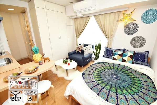 Love to have you! I promise you a very convenient stay! This apartment is in a very convenient place, so I recommend it! Welcome your stay!! Host by Mari