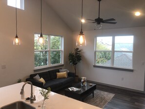 Living area from kitchen