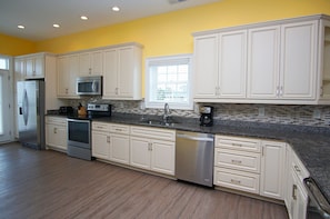 Another Day in Paradise vacation rental in Cherry Grove, North Myrtle Beach | kitchen | Thomas Beach Vacations