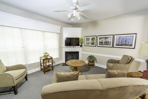 Spacious living room