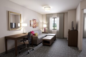 Relax in the living area.
