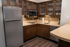 Cook up a meal in the kitchen.