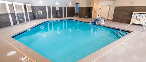 Go for a swim in the indoor pool.
