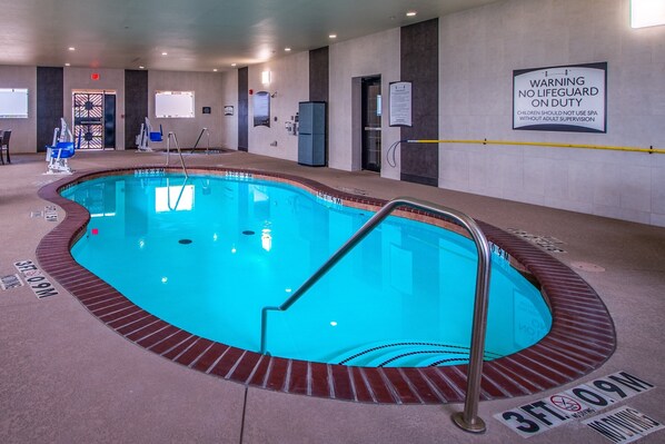 Go for a quick swim in the indoor pool.