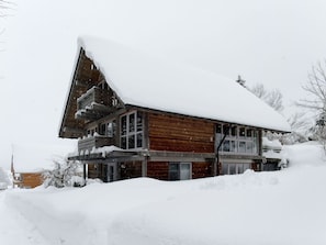 Neige, Bâtiment, Ciel, Fenêtre, Maison, Arbre, Pente, Chalet, Bois, Gelé