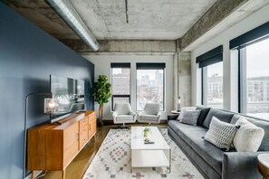 Living Room with beautiful natural lighting!