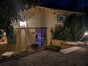 Gite terrace and entrance