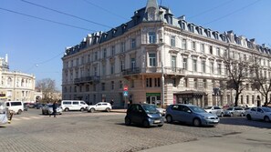 Outside view of the building 