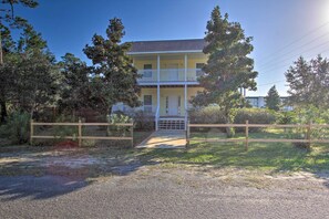 Exterior | 2-Story Home | Walk to Beach