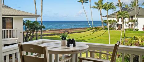 Poipu Kapili Resort #48 - Ocean View Dining Lanai - Parrish Kauai