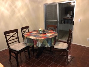 Outdoor dining