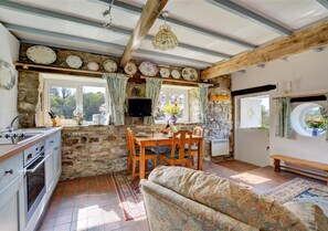 Lounge with dining area