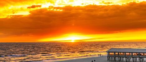 Walk on the beach for sunset....