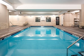 Take a dip in the pool.