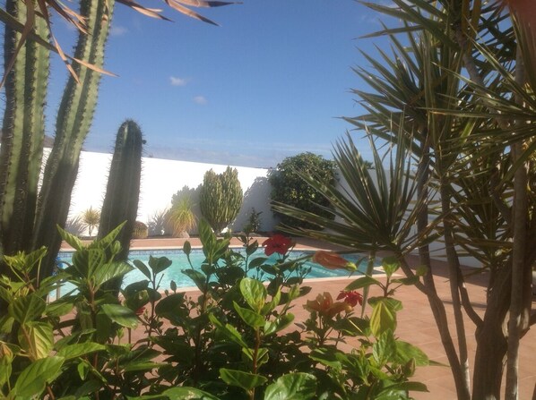 Heated private pool