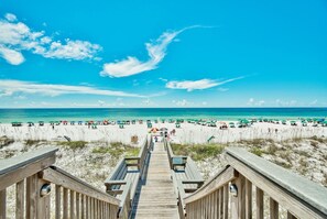 The Sugar White Beach and Crystal Blue Waters of Destin