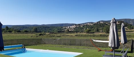 piscine 4x9 chauffé* Septembre Octobre *par bâche solaire