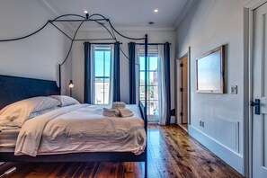 Primary bedroom with King bed