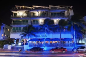 Front of property – evening/night