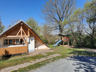 Hunting lodge in the green