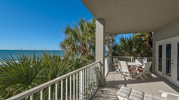 Gulf Front Balcony