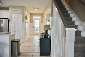 Hallway to back door