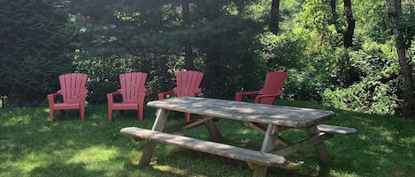 Spacious backyard for bbqs and picnics