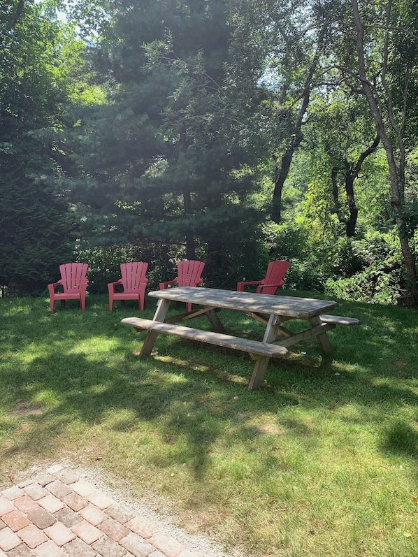 Spacious backyard for bbqs and picnics