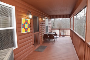 Upstairs Porch Sitting Area