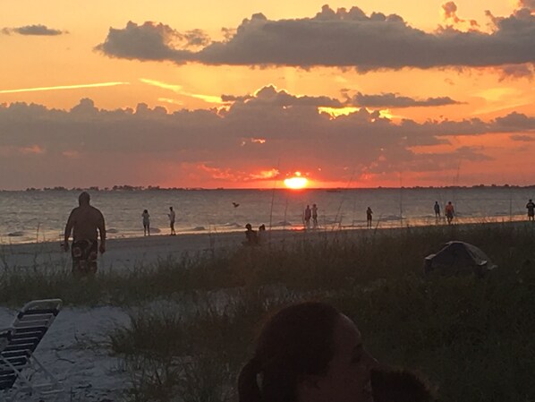 people come from all over for the sunset