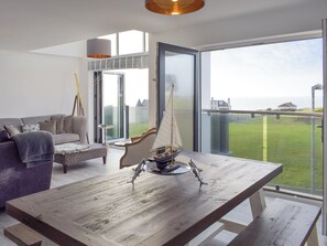 Convenient dining area within the first floor open-plan living space | The Lookout, Portpatrick