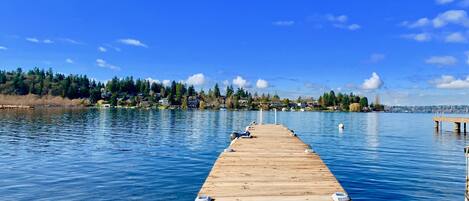 Private dock on Lake Washington!