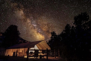 When you find yourself glamping under the stars at East Zion Resort, you will clearly see that the East Zion area offers some of the best stargazing in the world!