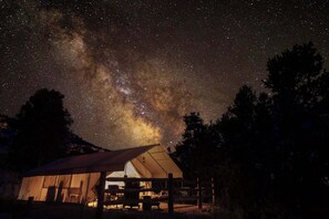 Star Gaze Right From Your Glamping Tent!