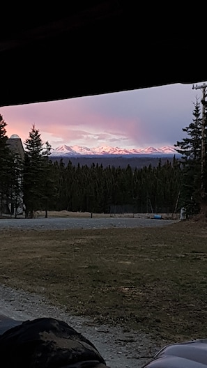 Blick von der Unterkunft