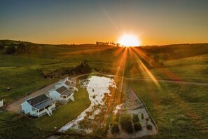 Sunset over Forget Me Not Farm