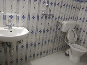 toilet and bathroom