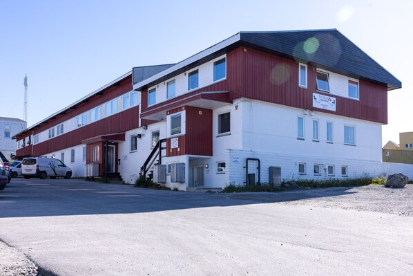 Majoituspaikan julkisivu