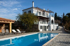 The house and pool